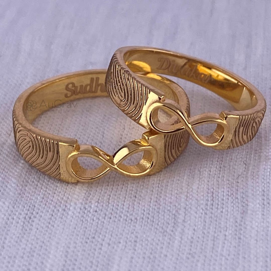 Gold Couple Rings 18 k