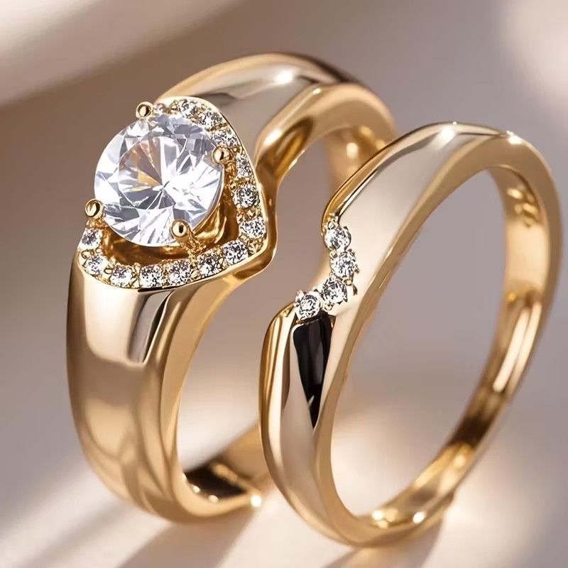 Gold Couple Rings 18 k