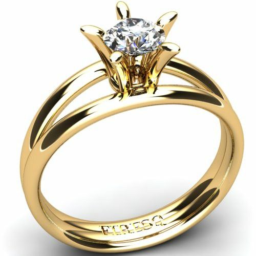 Diamond Solitaire Rings 18 k