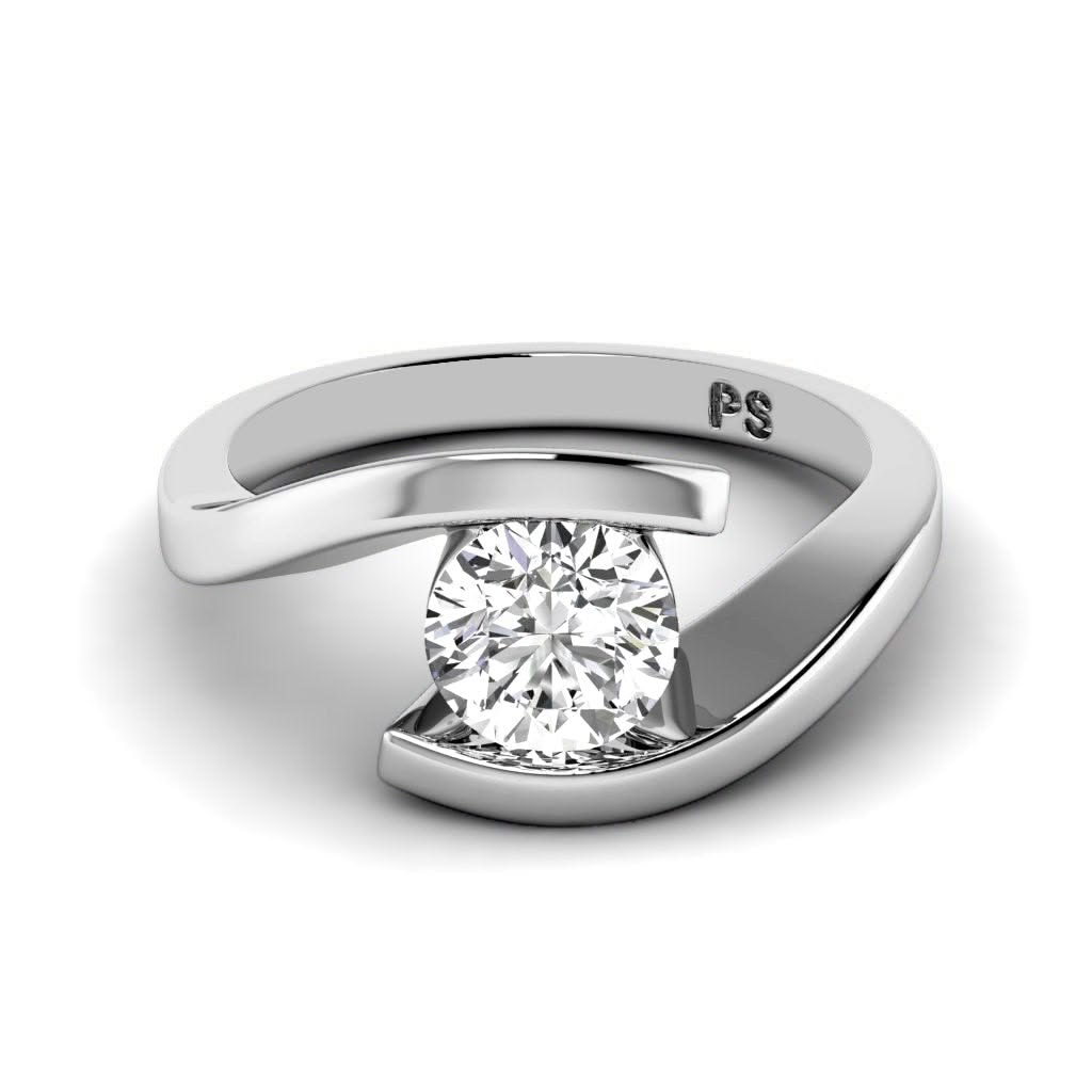 Diamond Solitaire Rings 18 k